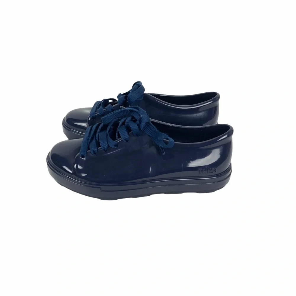 Mel Melissa Kids Lace Up Sneaker Size US 2 Blue